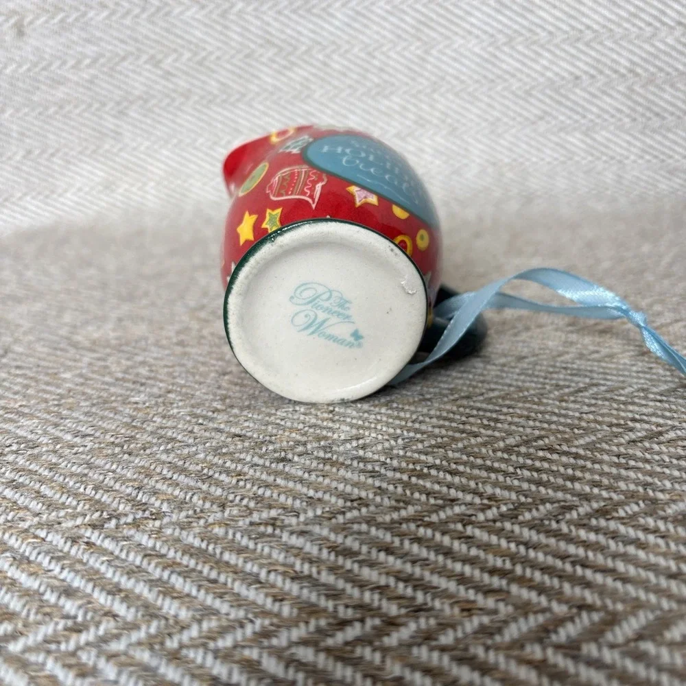 Pioneer Woman Christmas Measuring Cup Ornament Cookie Holiday Treats